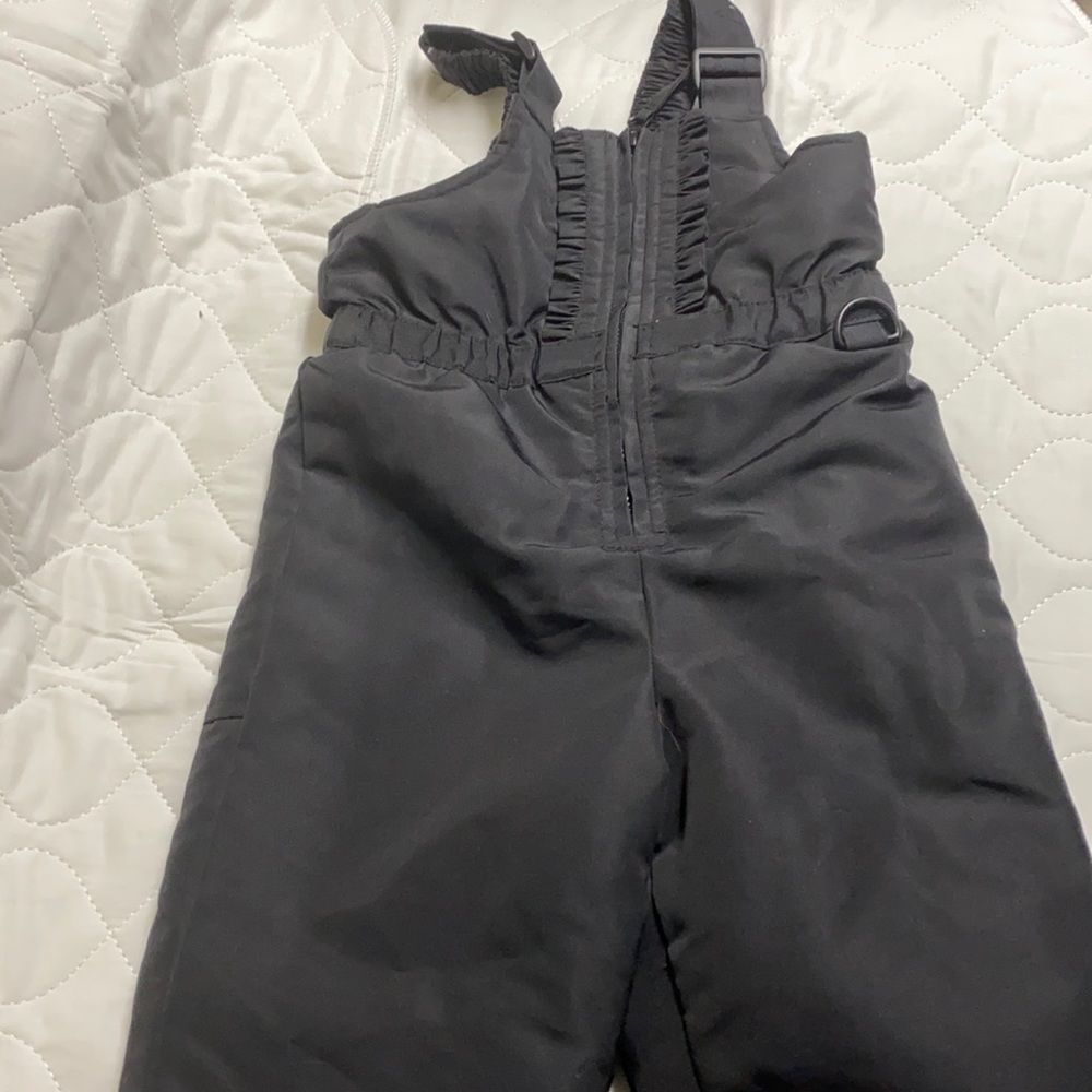 Girls black snow pants